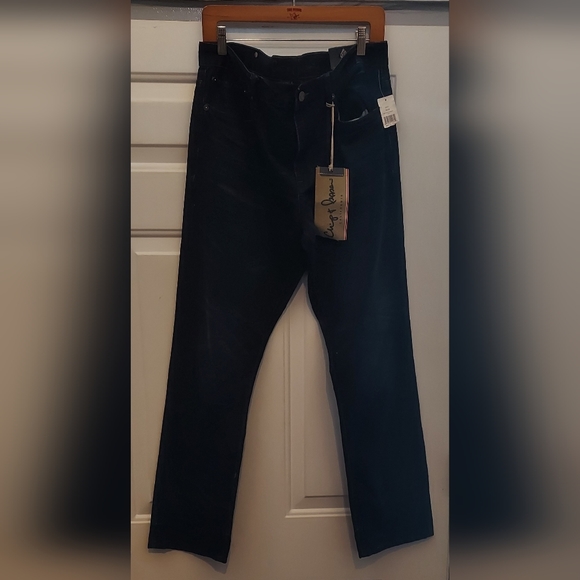 CHIP & PEPPER "IKE" MEN'S DARK DISTRESSED SLIM STRAIGHT JEANS SIZE 36 X 32 NWT - Picture 8 of 10